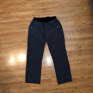 Gray scrub pants